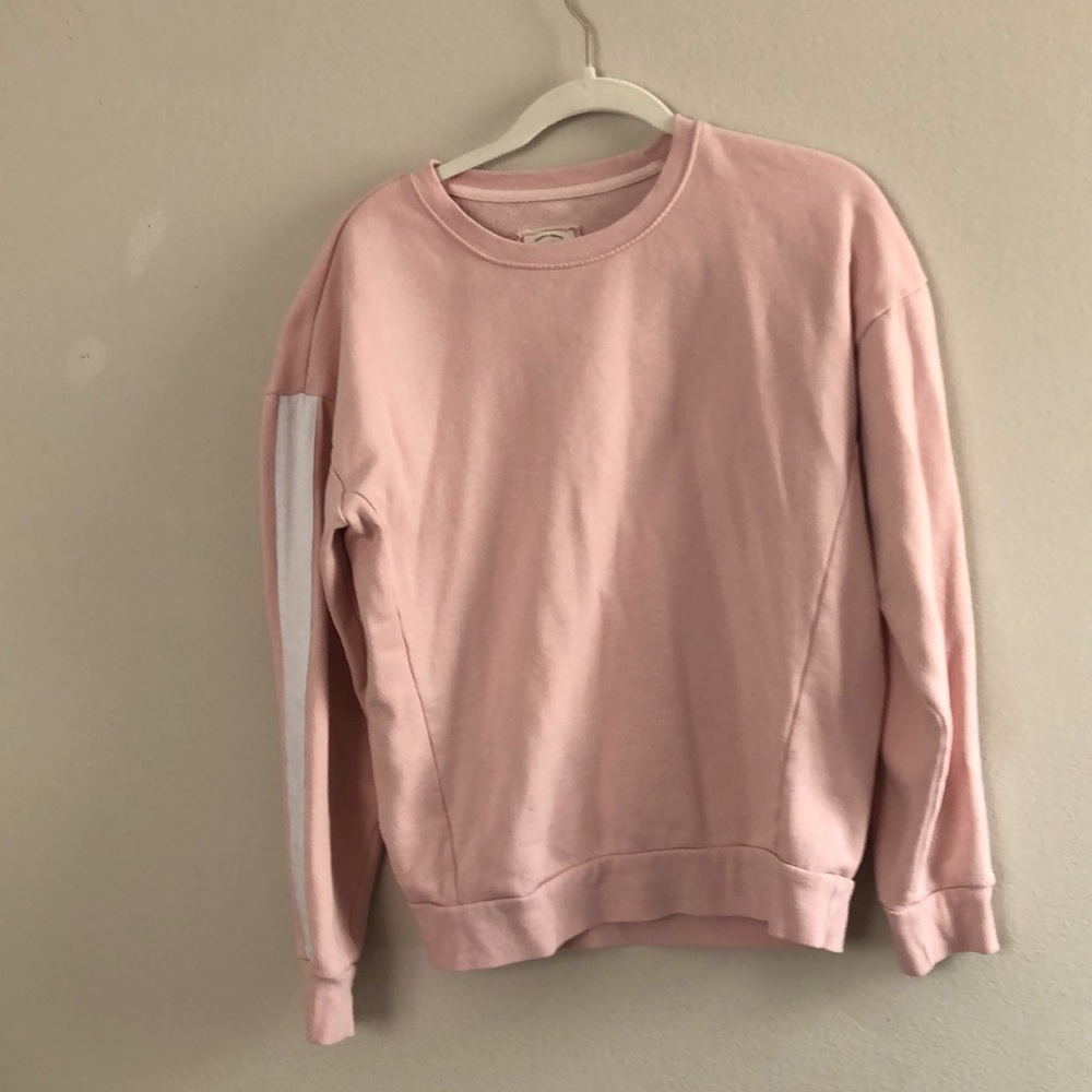 Pink esstive athletic gear sweater - medium
